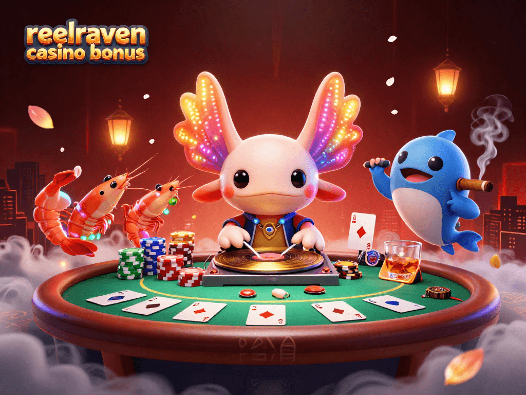 Profitez du bonus ReelRaven casino pour maximiser vos gains avec cette illustration dynamique.