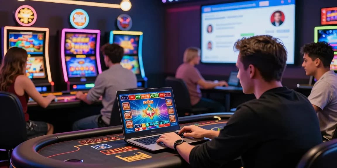Expérience captivante sur un nouveau casino en ligne avec des joueurs engagés et une interface dynamique.