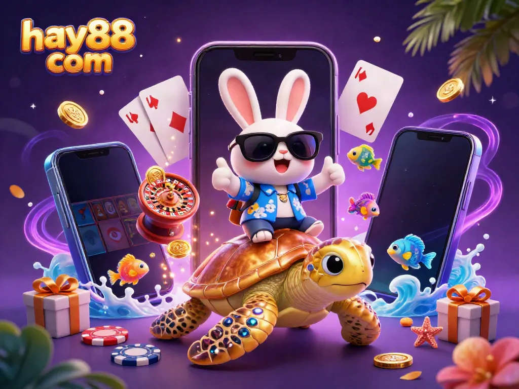 Engage in thrilling gaming adventures with Hay88 com featuring vibrant 3D characters and casino elements.