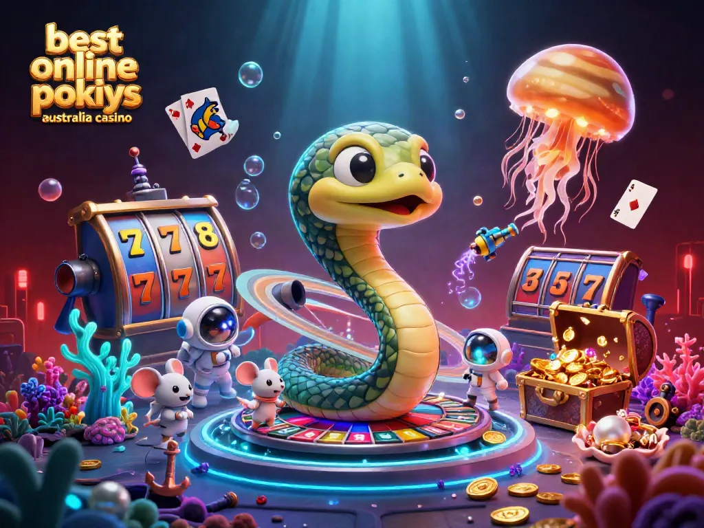 Experience top wins at best online pokies australia casino with an enticing cosmic 3D scene.